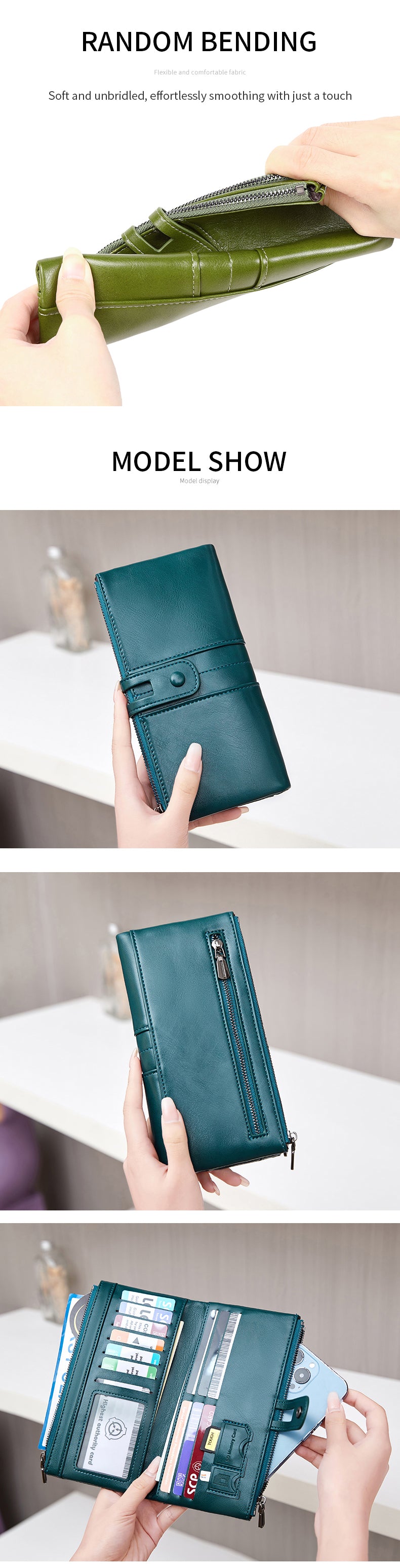 Multi Compartment Wallet
