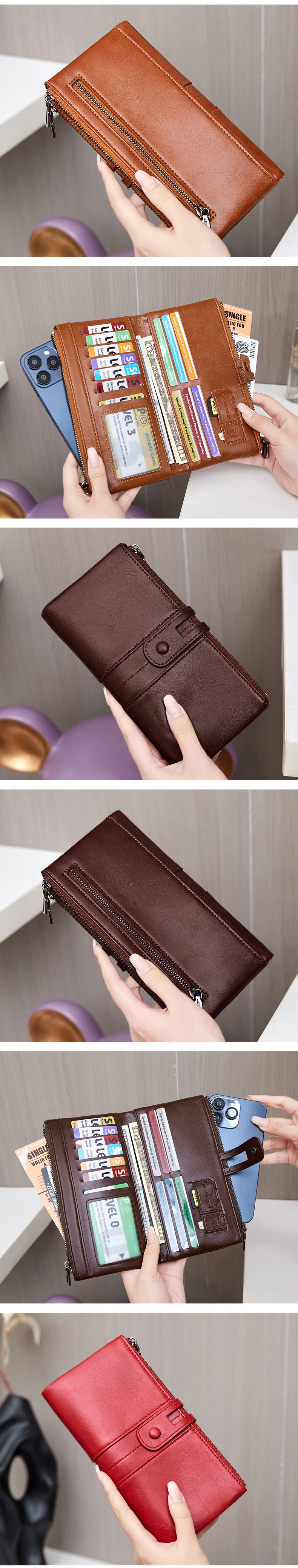 Multi Compartment Wallet