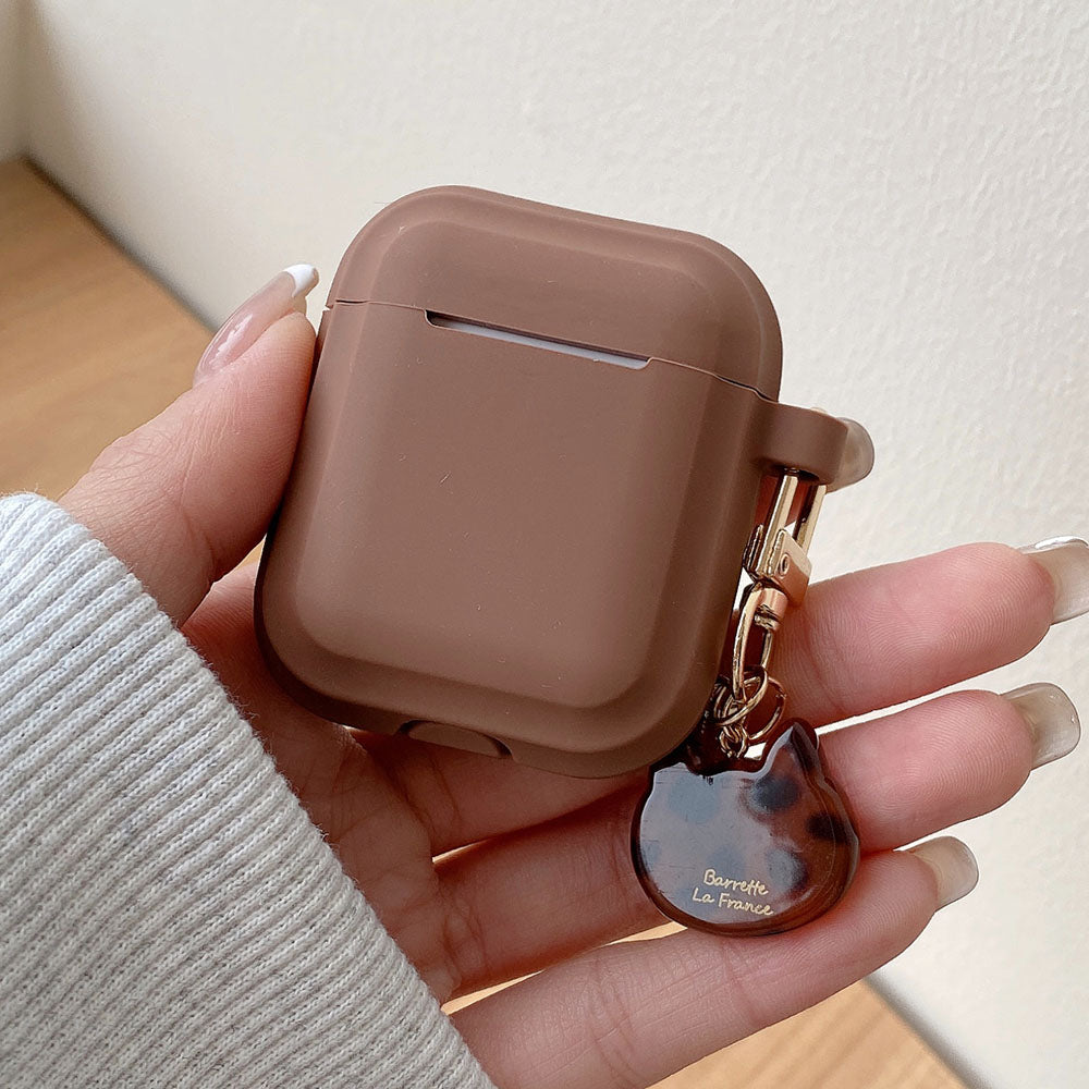 Earphone Cover With Leopard Keychain