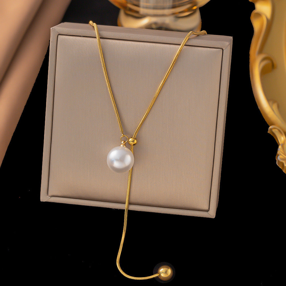 Pearl Length Necklace