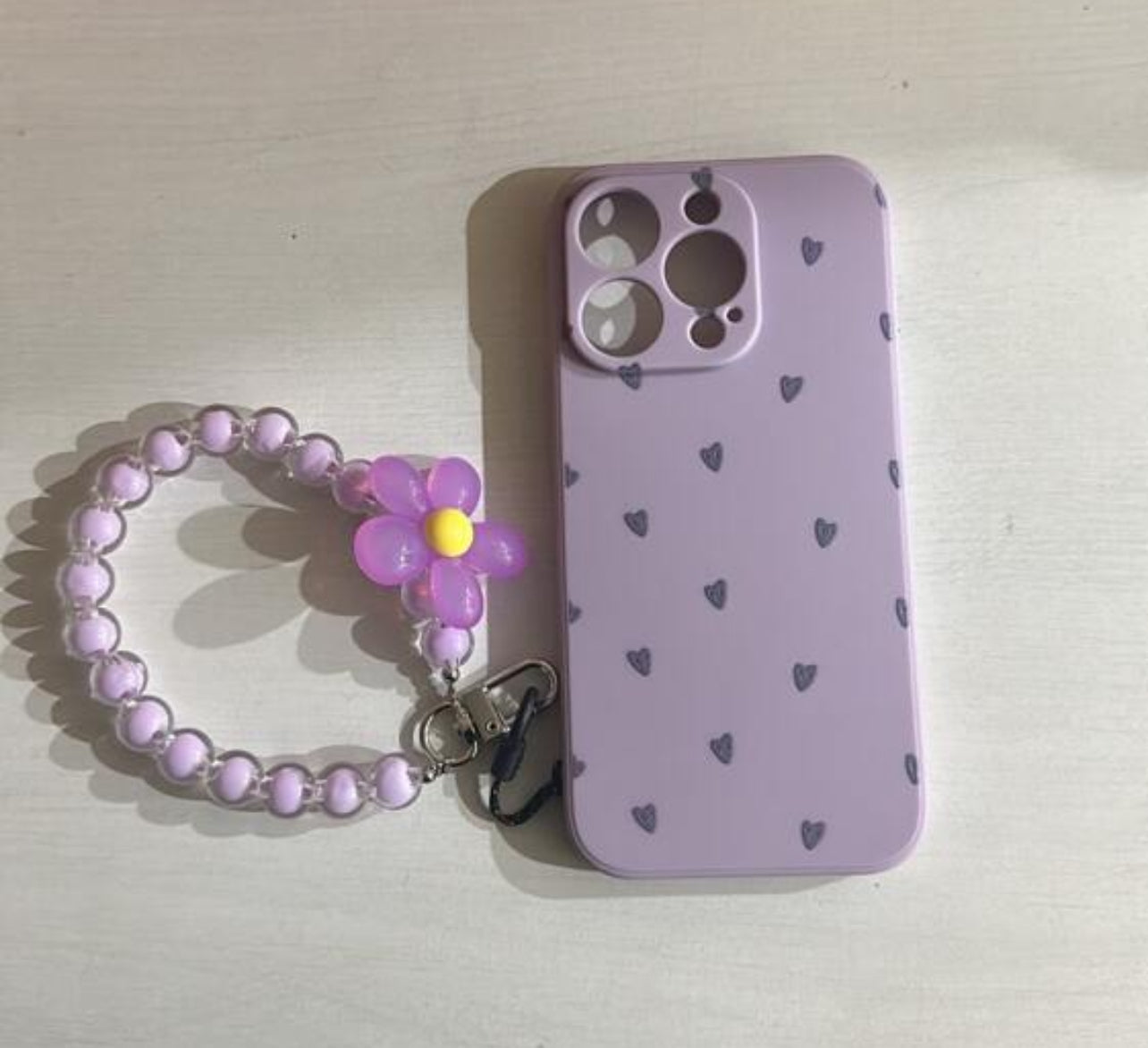 Lilac Heart Cover With Lanyard (Pre-Order)