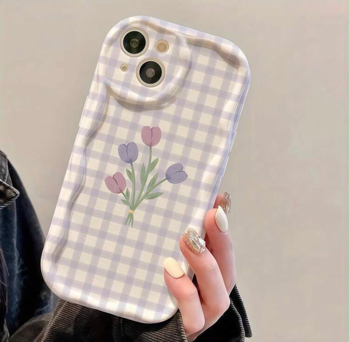 Checkered Lavender case