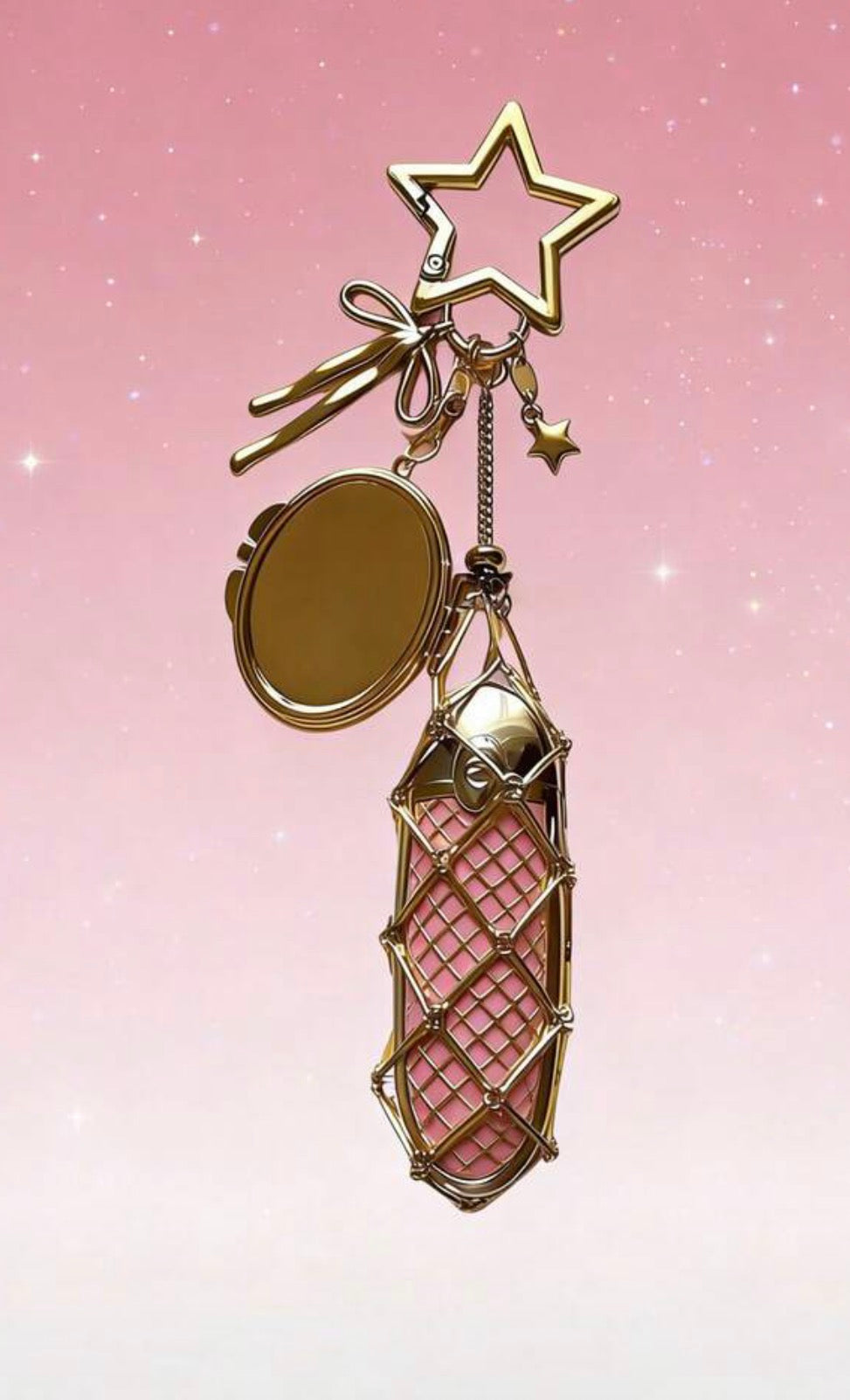 Luxury Lipstick Hanging Keychain
