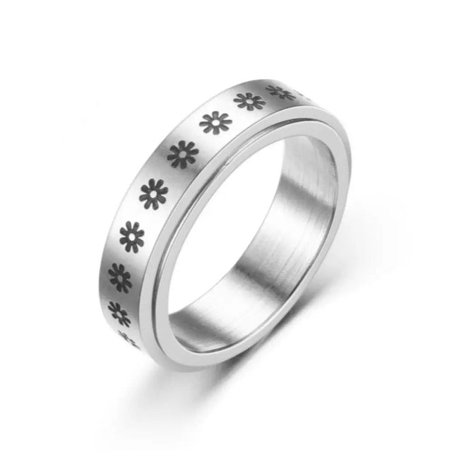 Sunny Metallic Anxiety Ring