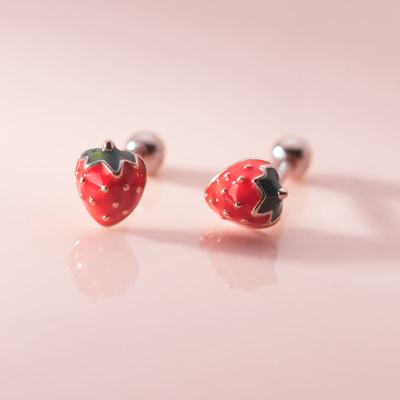 Kids Screwback Sterling Silver Studs