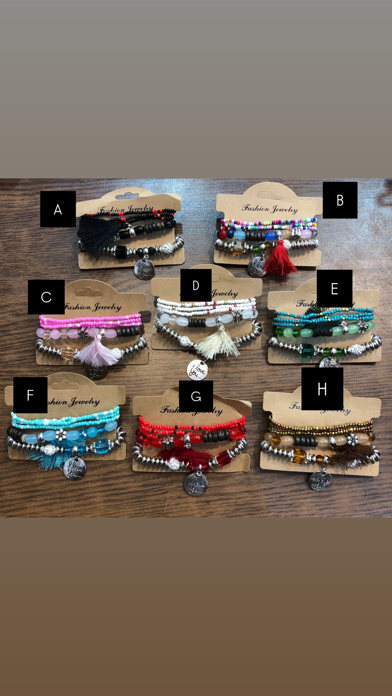 Beaded Bracelet Stacks