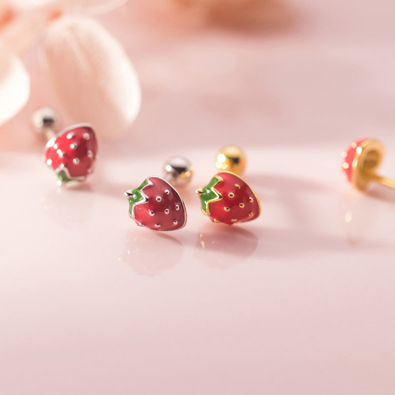 Kids Screwback Sterling Silver Studs