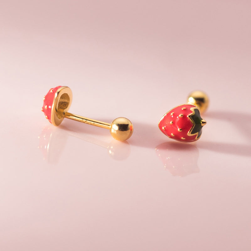 Kids Screwback Sterling Silver Studs