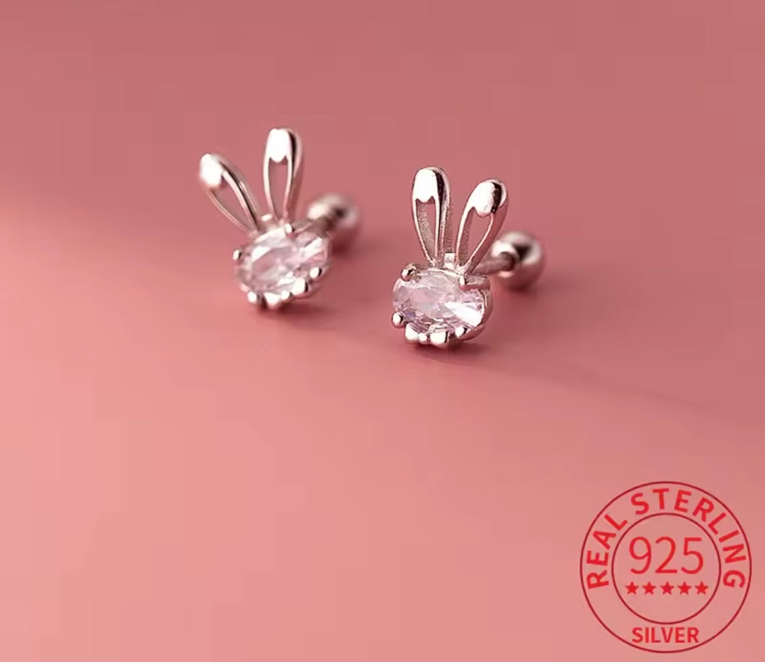 Kids Screwback Sterling Silver Studs