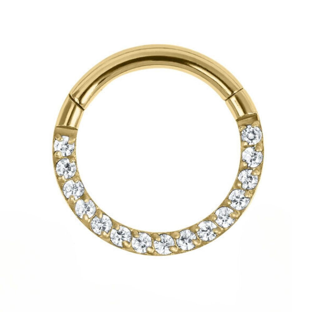 Studded Hoops For Nose-ring And Earrings