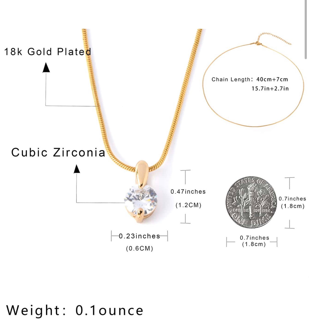 Aurora Drop Necklace