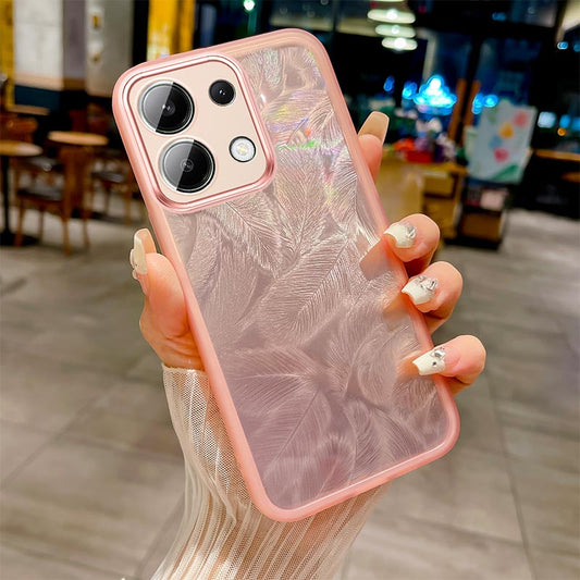 Glitter Feather Cover Redmi Note 12 4g