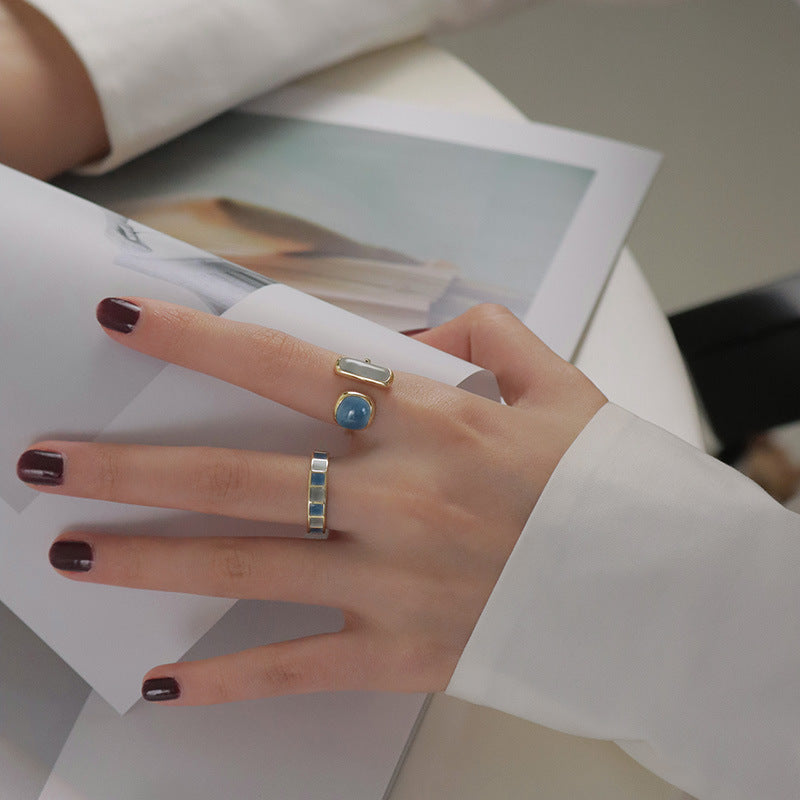 Moonstone Rings (Set Of 6)