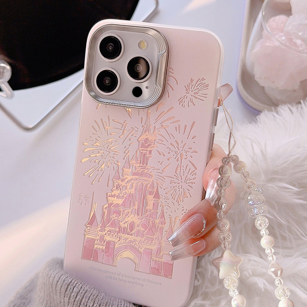 Pink Glitter Castle Cover