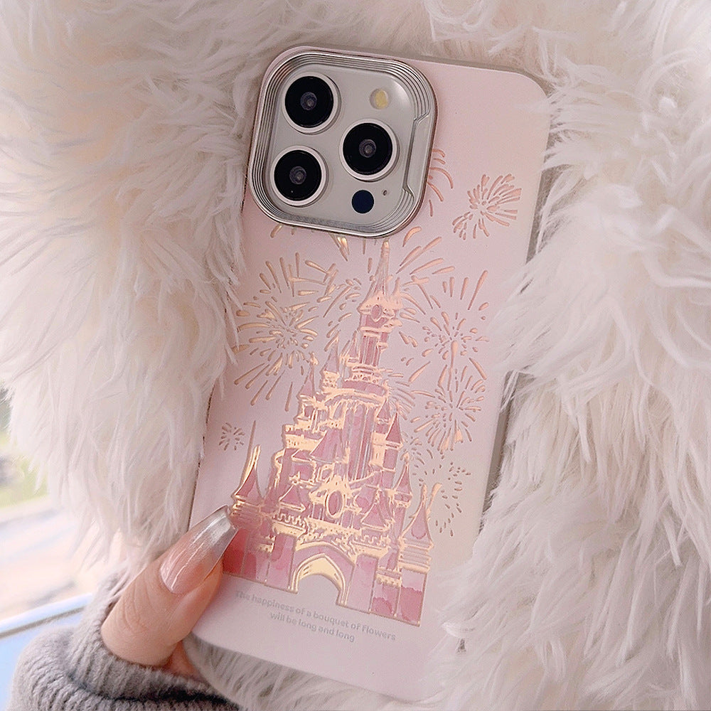 Pink Glitter Castle Cover