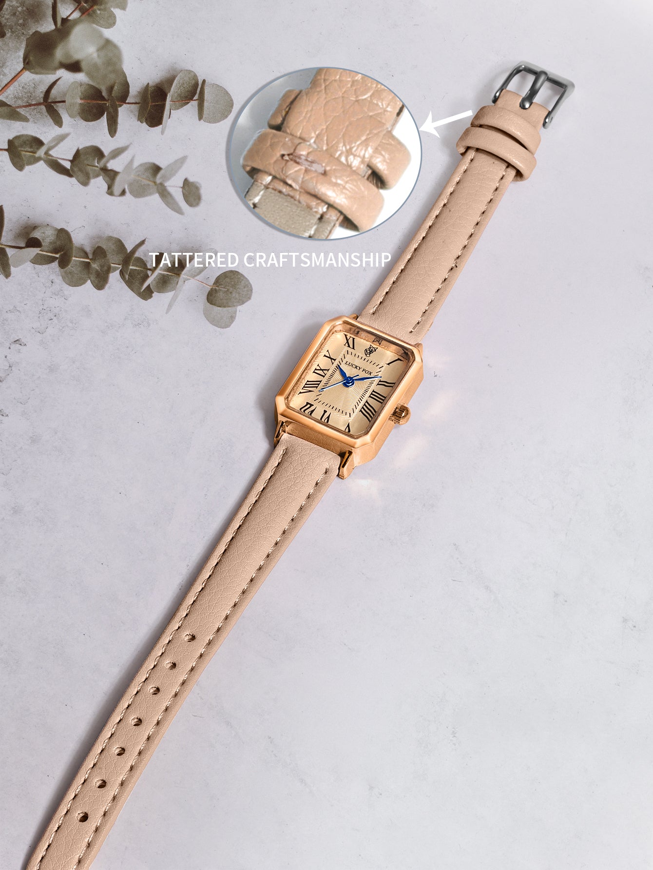 Retro Leather Strap Watch