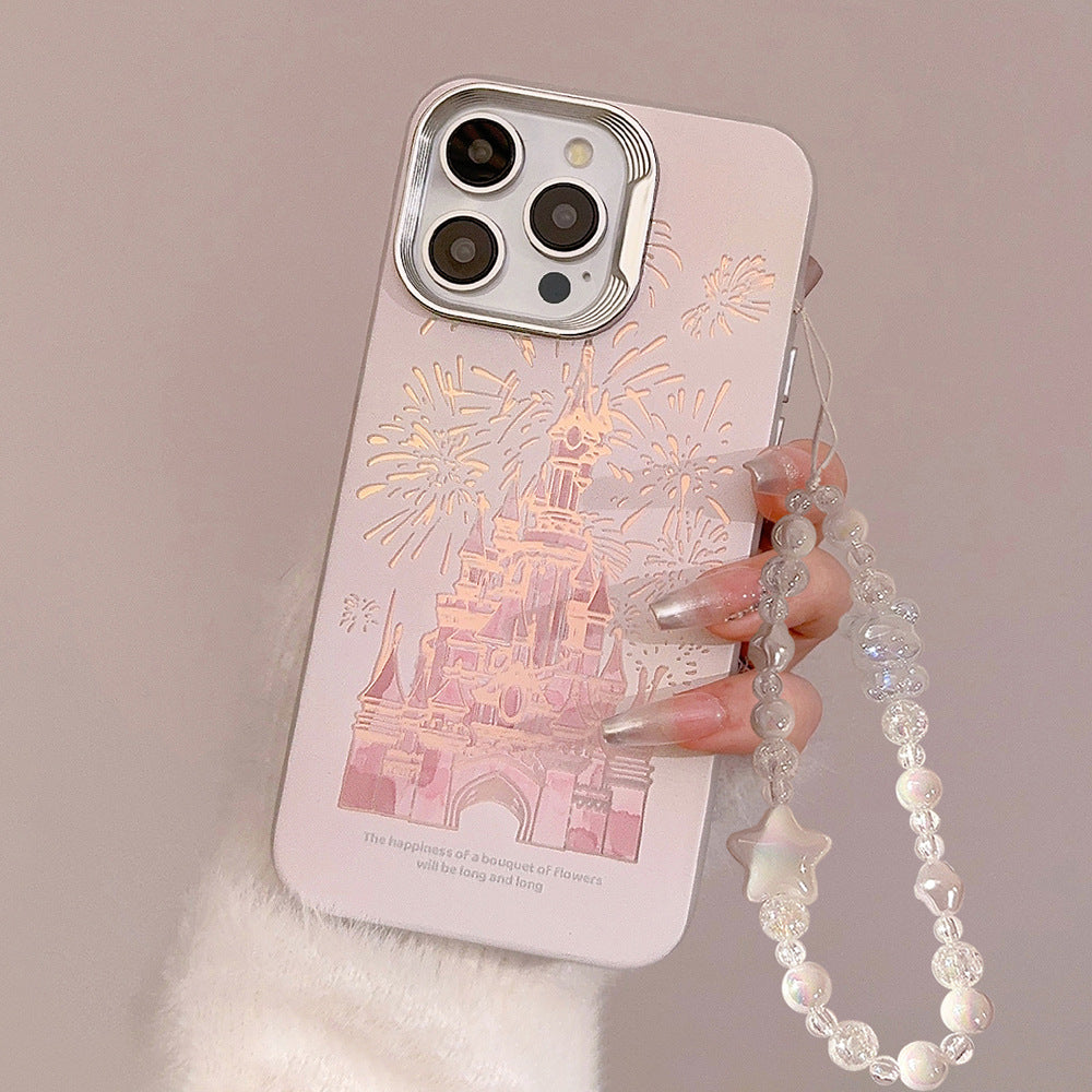 Pink Glitter Castle Cover