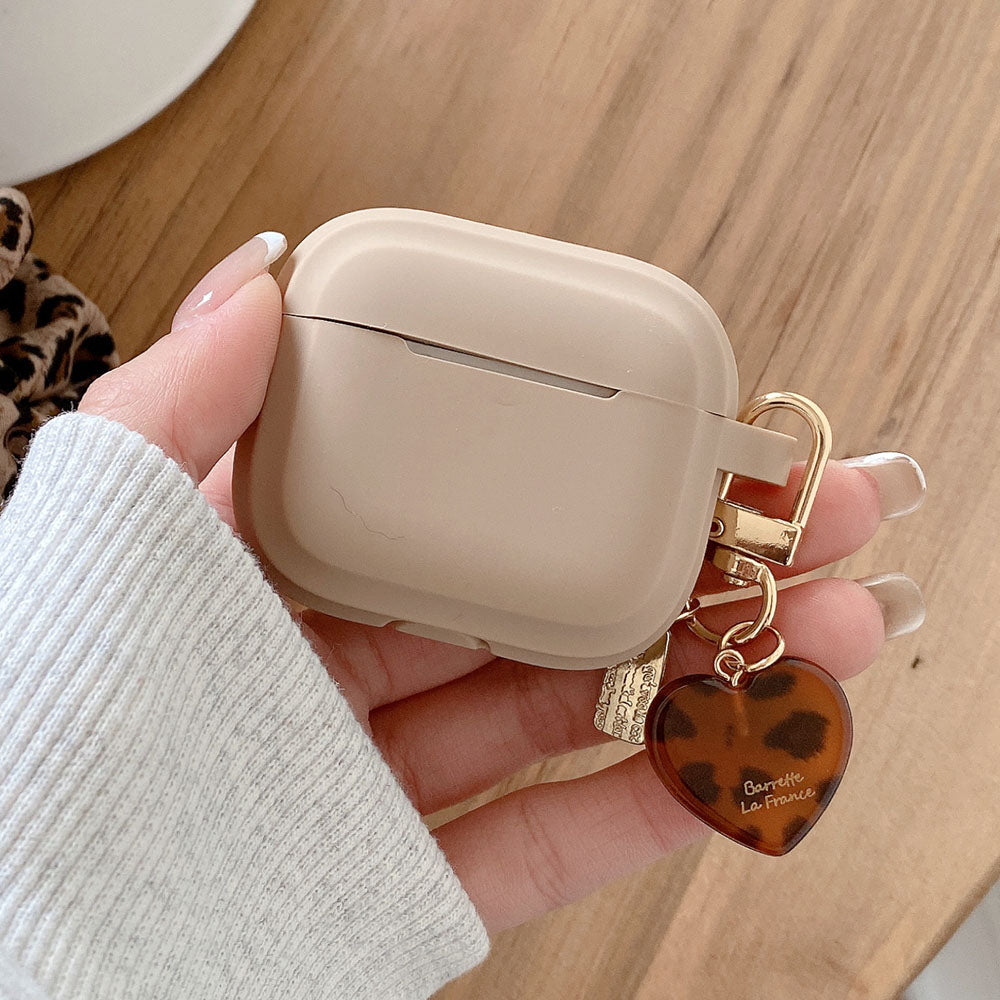 Earphone Cover With Leopard Keychain