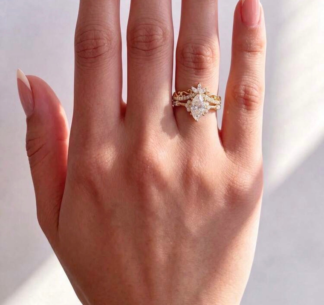 925 Sterling Silver dual rings