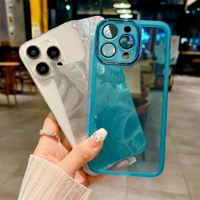 Glitter Feather Cover Redmi Note 12 4g