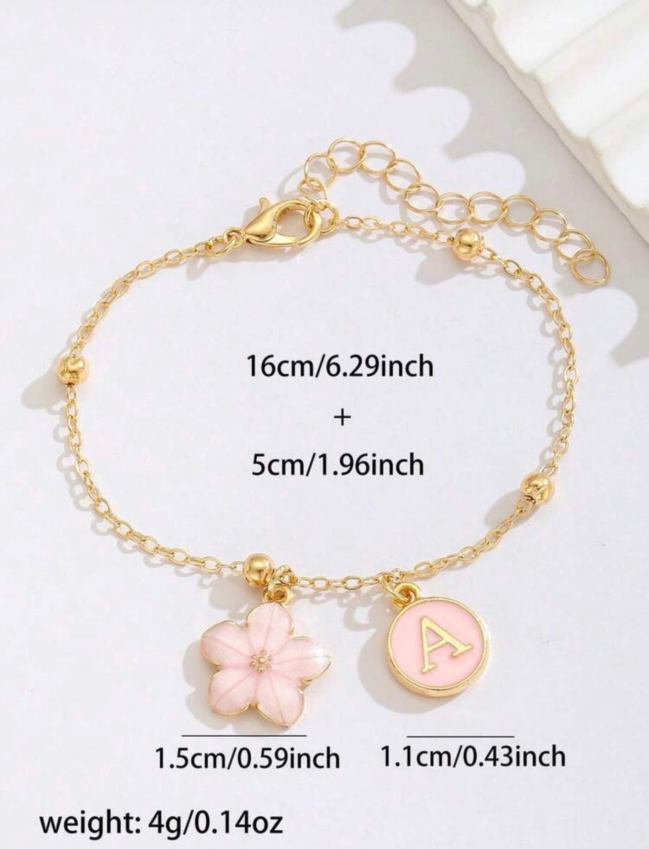 Customised Letter Bracelet