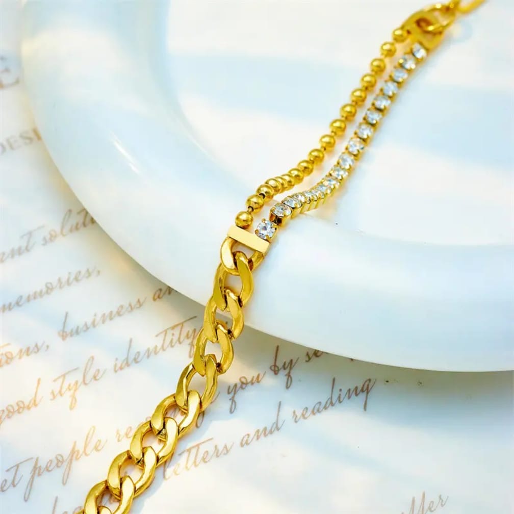 Chunky Loaded Studded Bracelet