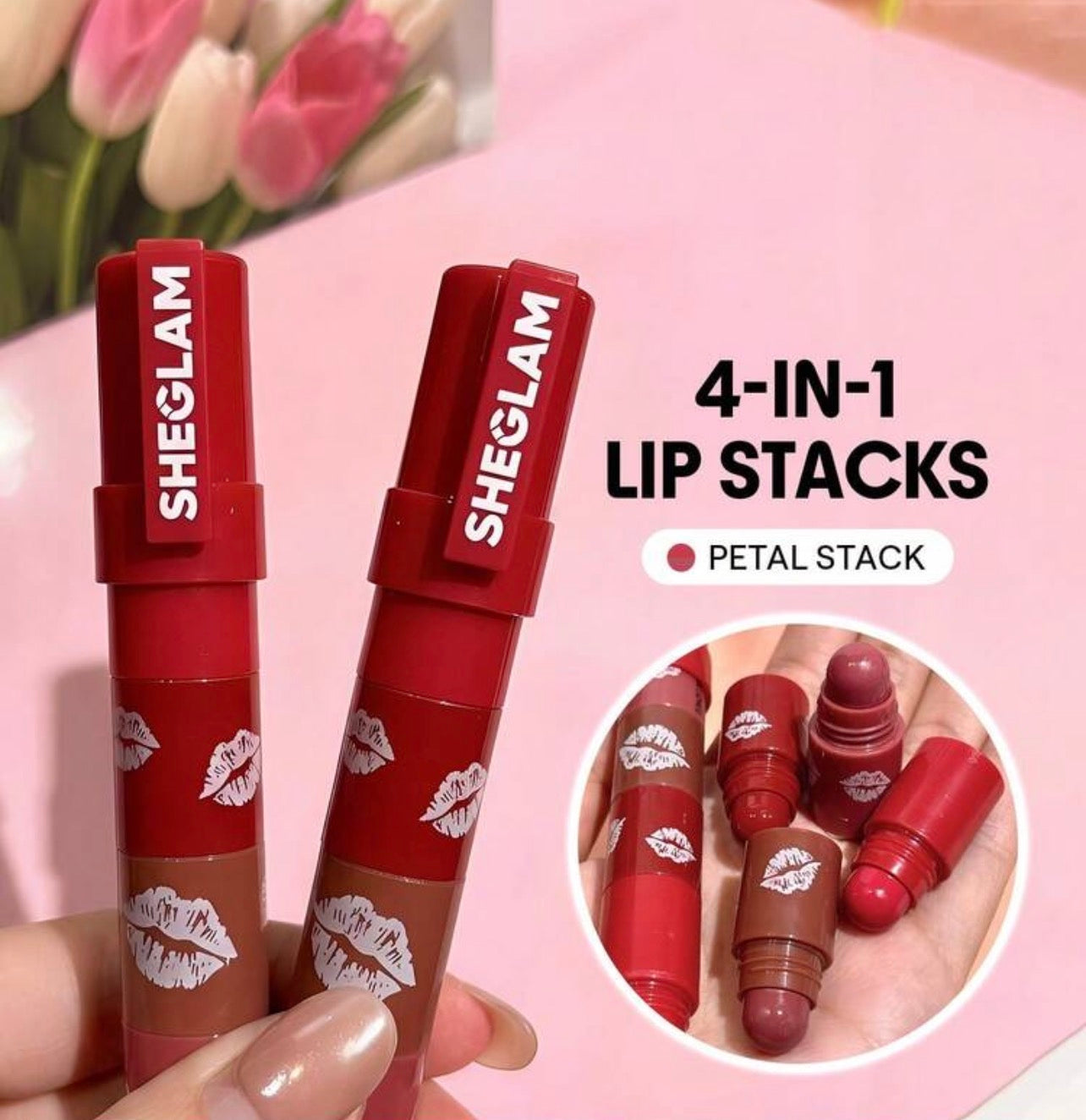 SHEGLAM stack lip shades