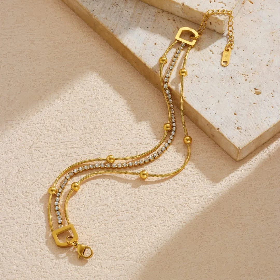 3 Layered Festive Bracelet