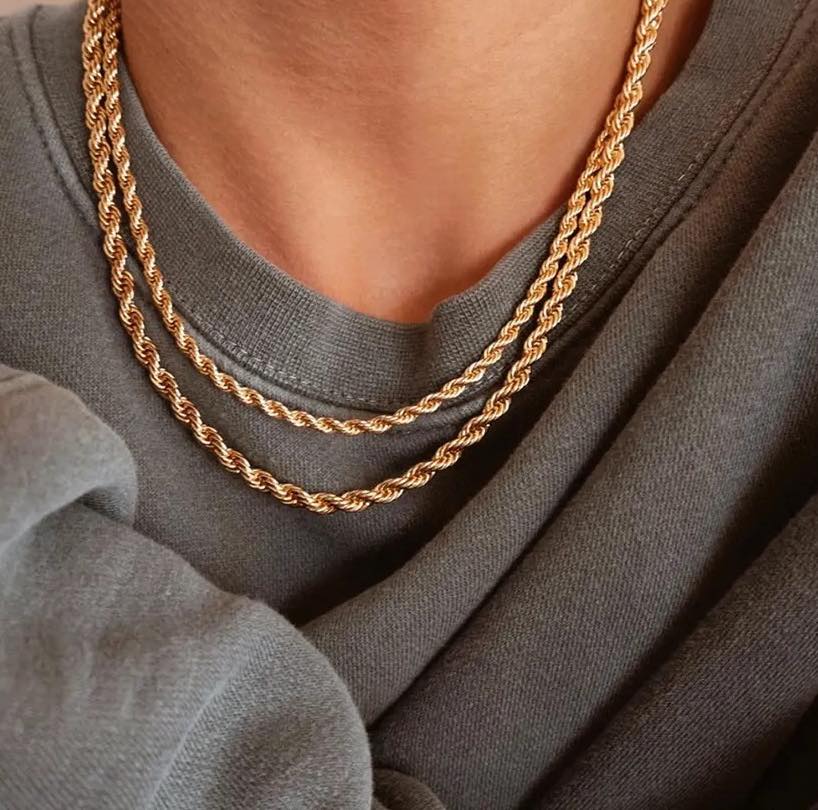 Neclace Rope Double layered Rope Necklaces – Brooched