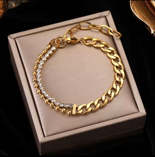 Chunky Loaded Studded Bracelet