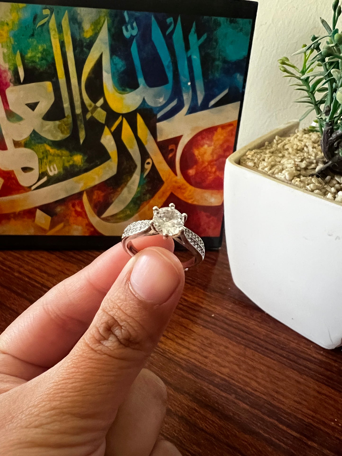 Umode Diamond Stone Ring 💍