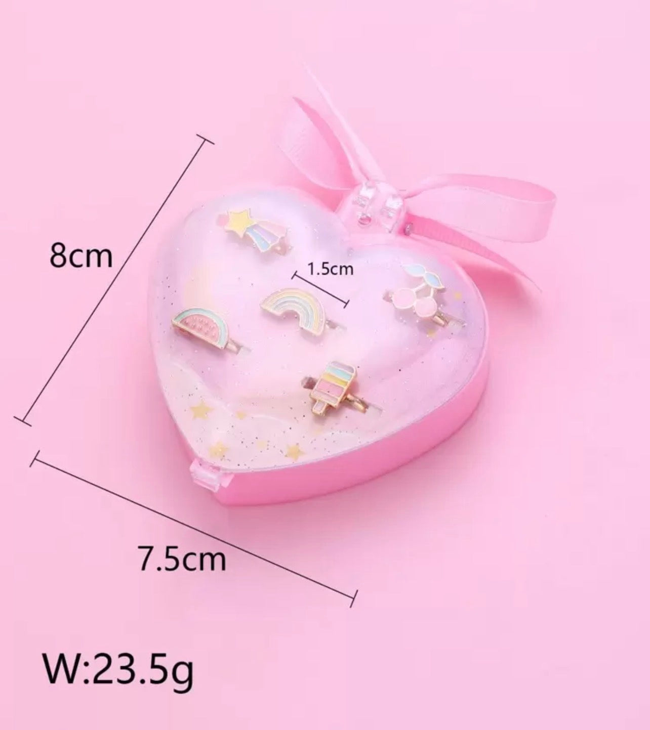 5pcs Kids Adorable Ring Set