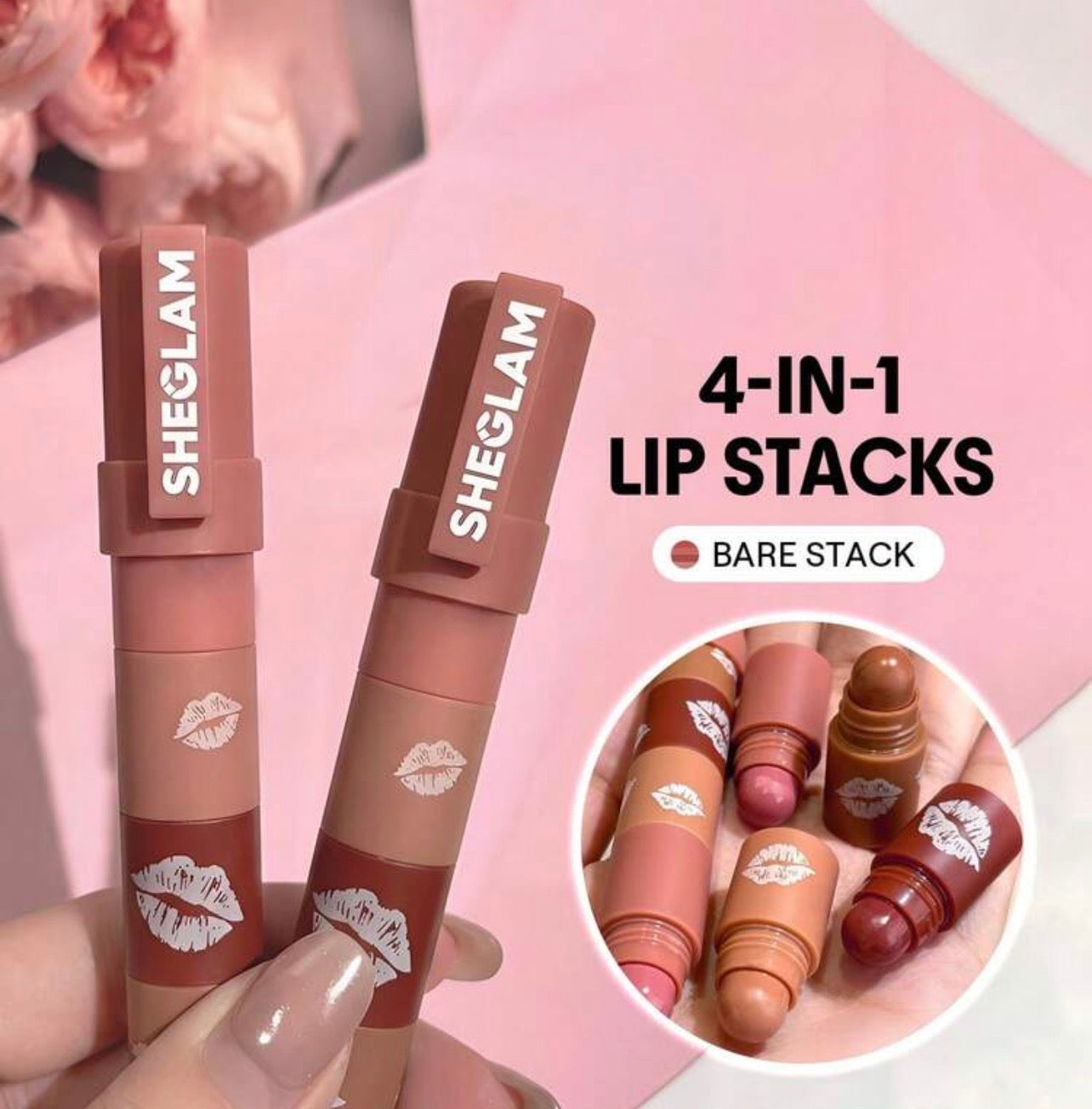 SHEGLAM stack lip shades