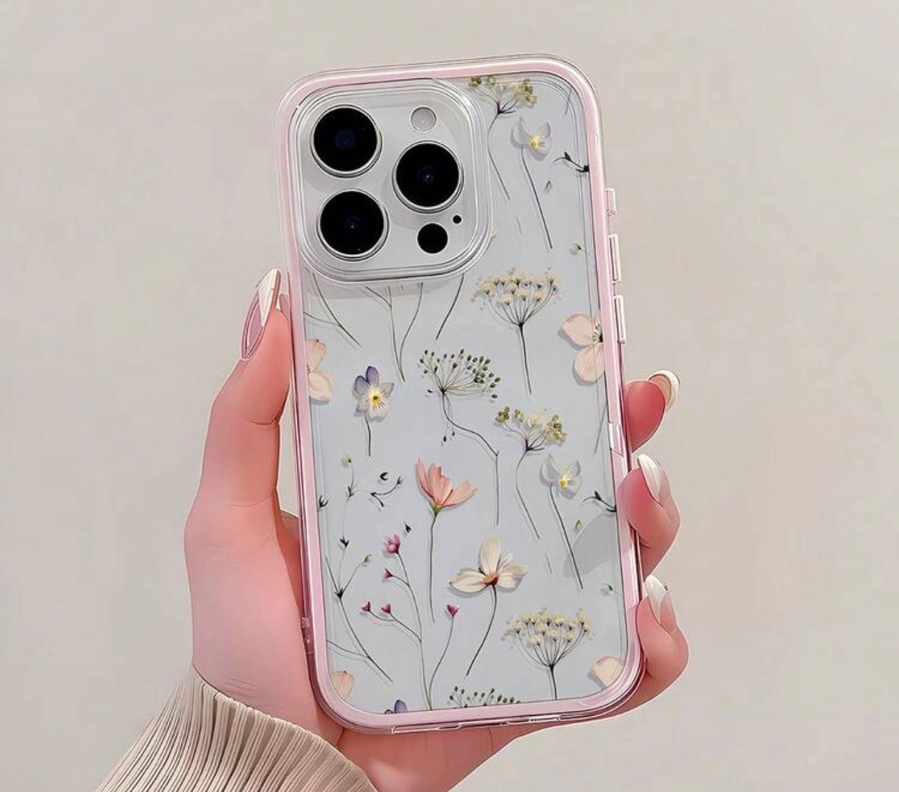 Transparent floral case
