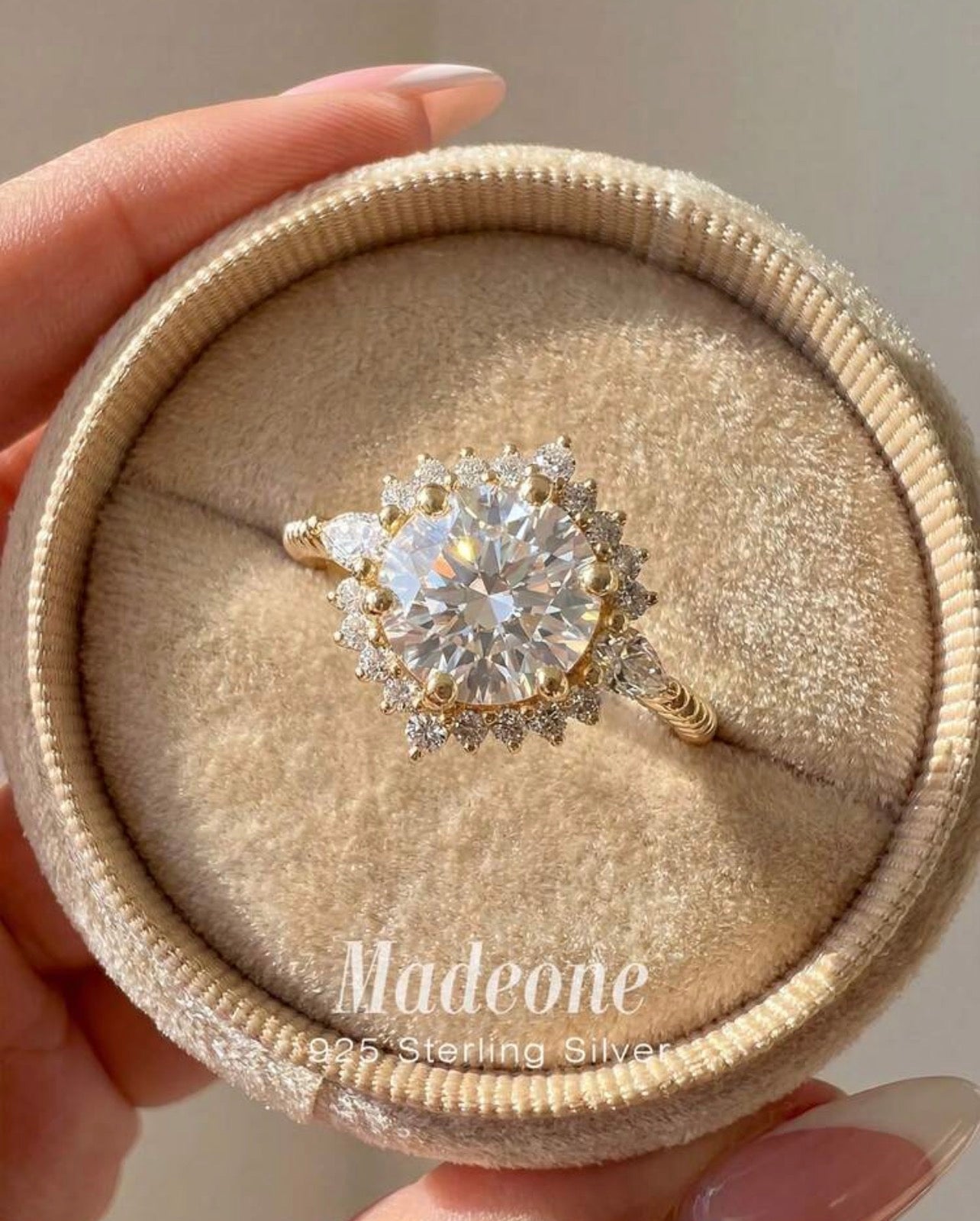 925 Sterling Silver Flower Ring