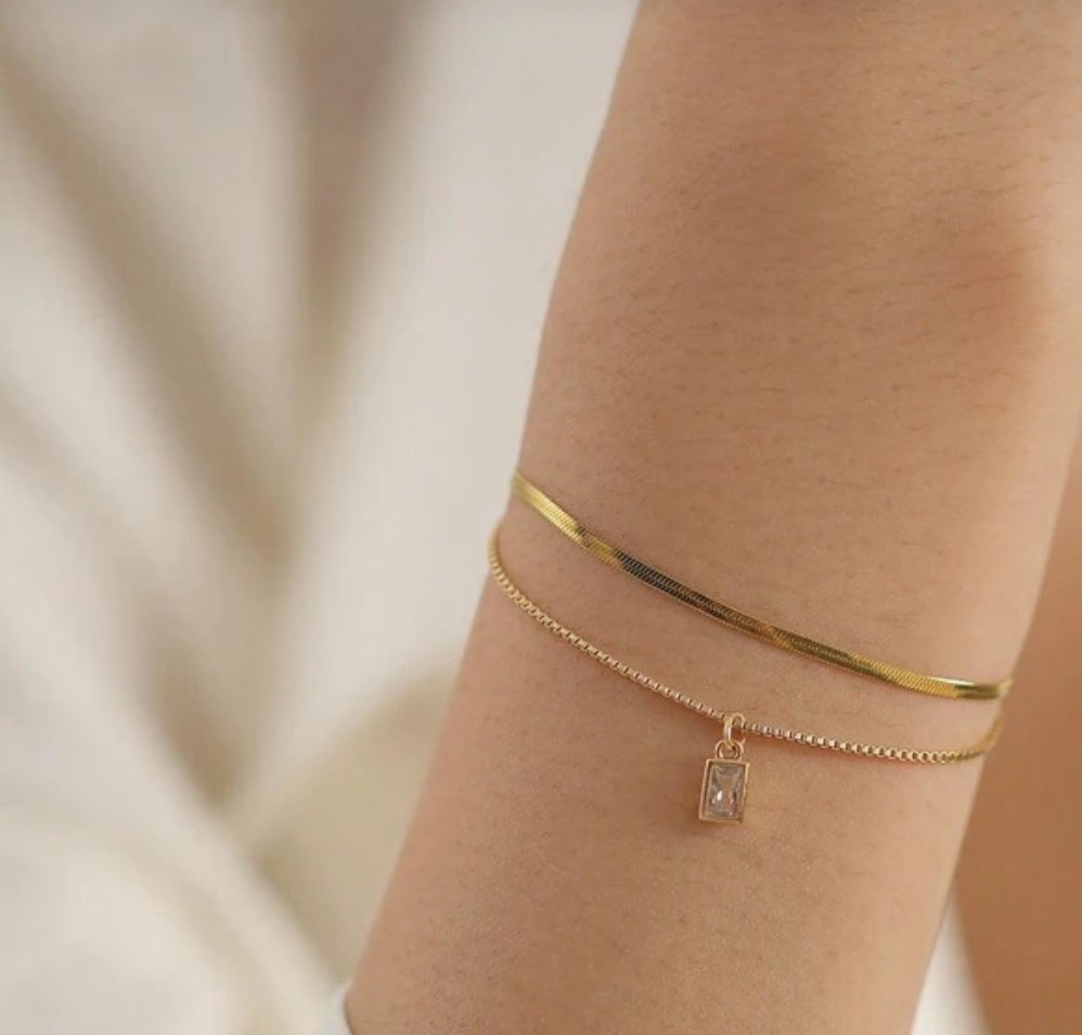 Twin Gleam Bracelets