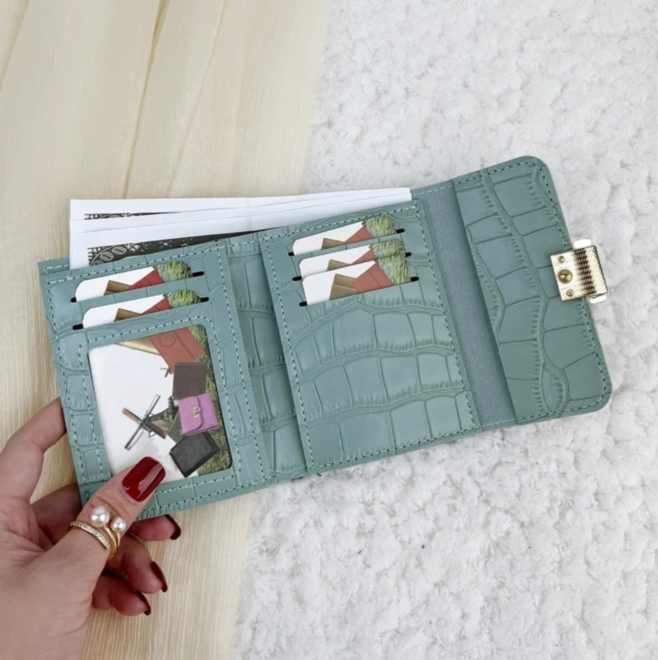 Crocodile Skin Wallets