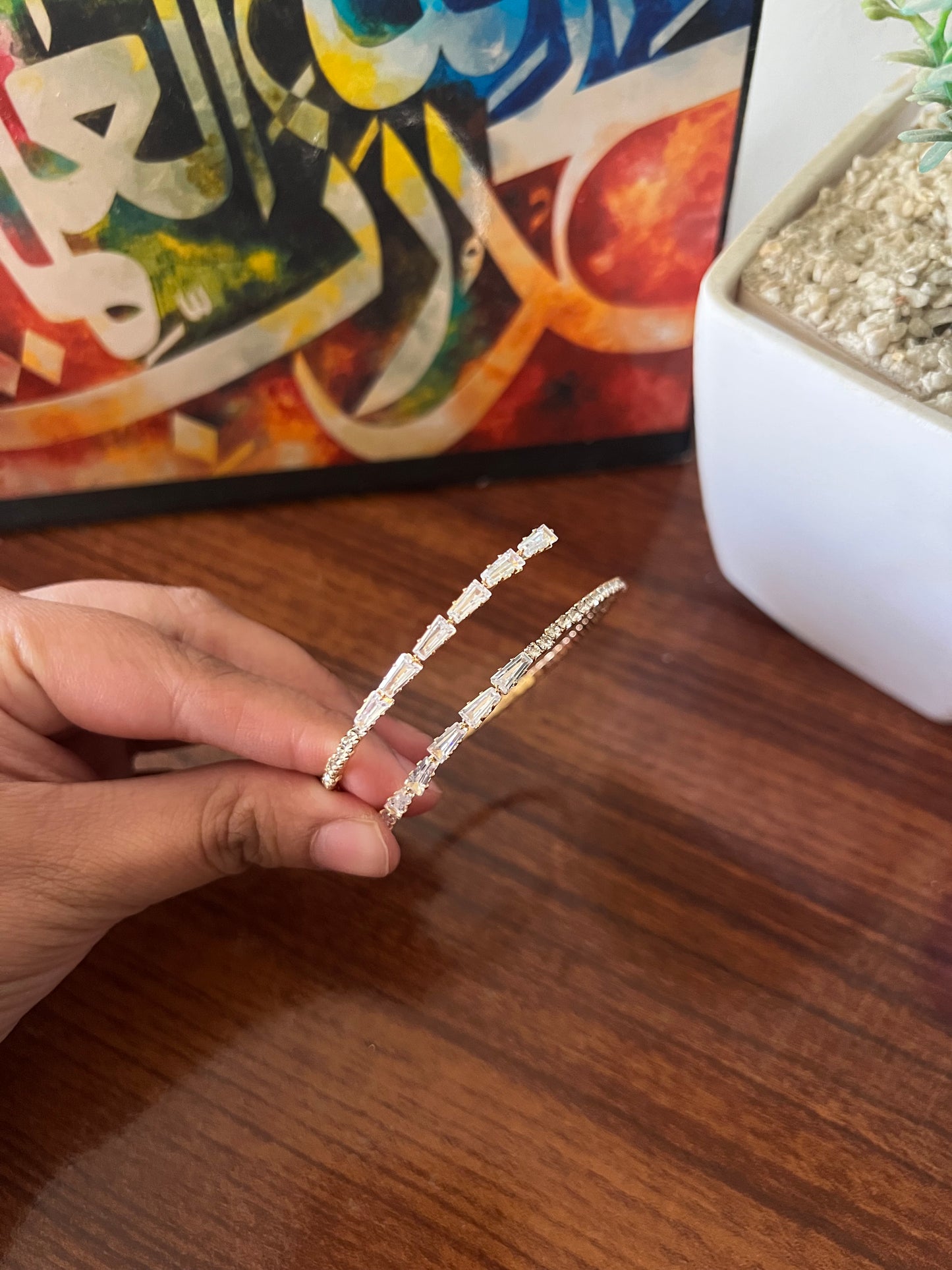 Crystal Cascade Bracelet