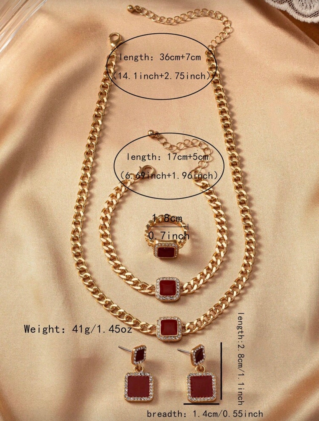 4 pcs royal set
