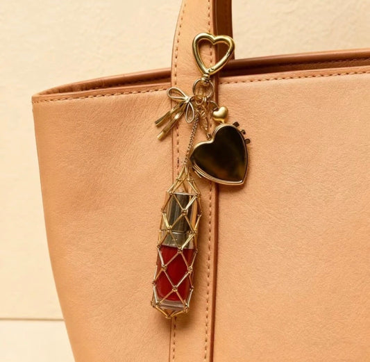 Luxury Lipstick Hanging Keychain