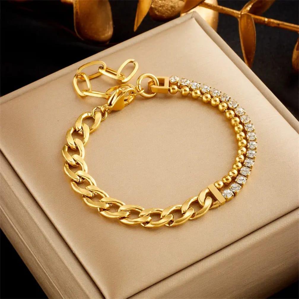 Chunky Loaded Studded Bracelet