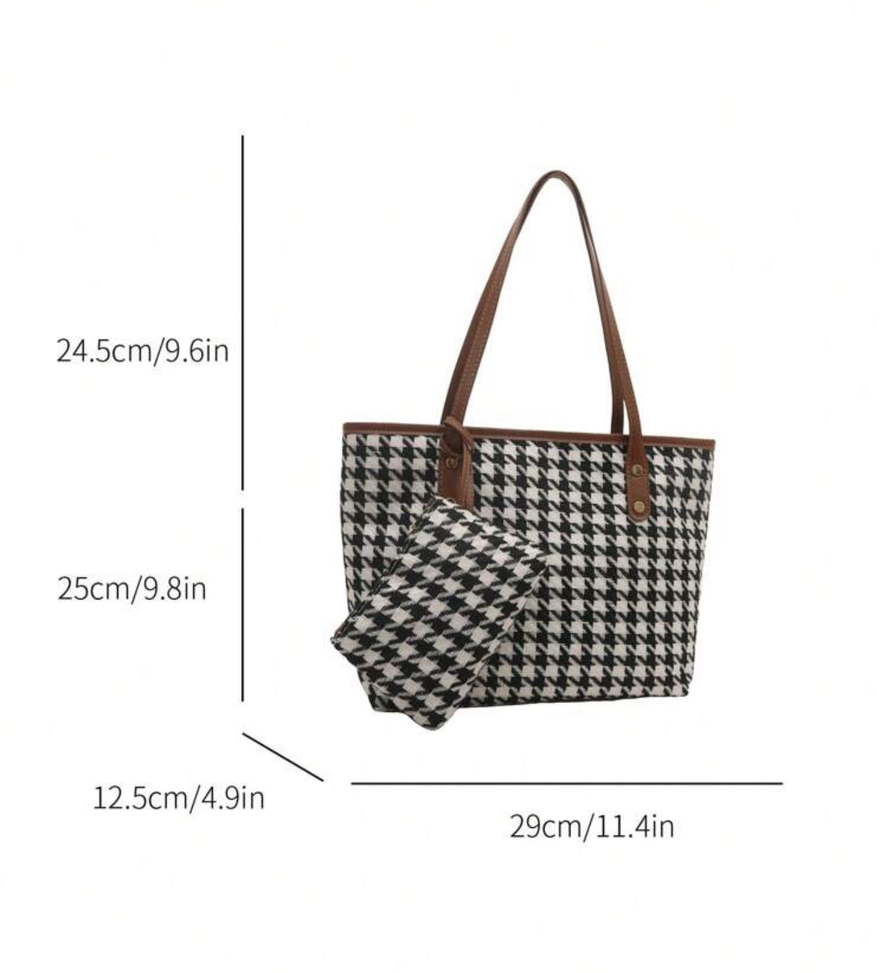Checkered Tote Bag