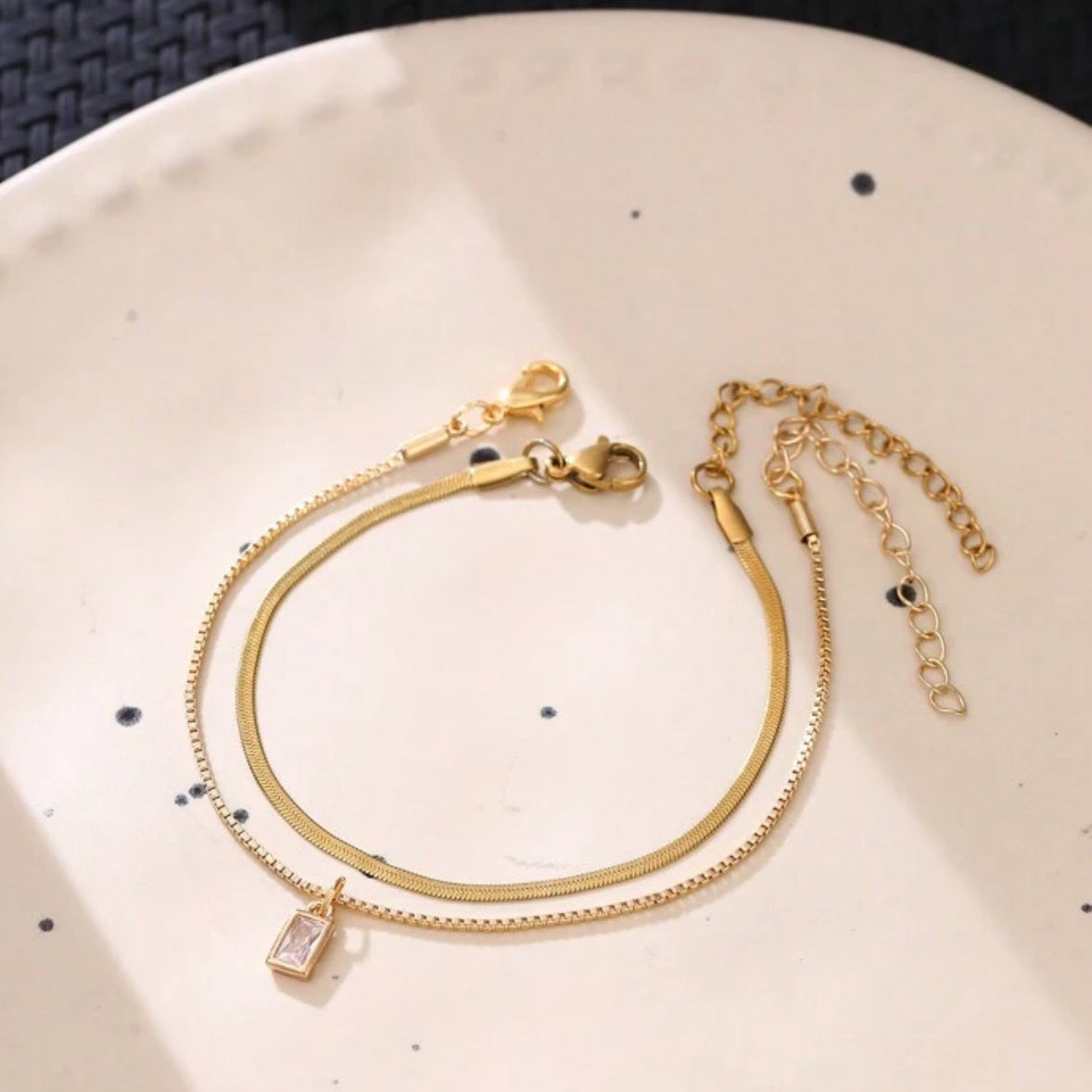 Twin Gleam Bracelets