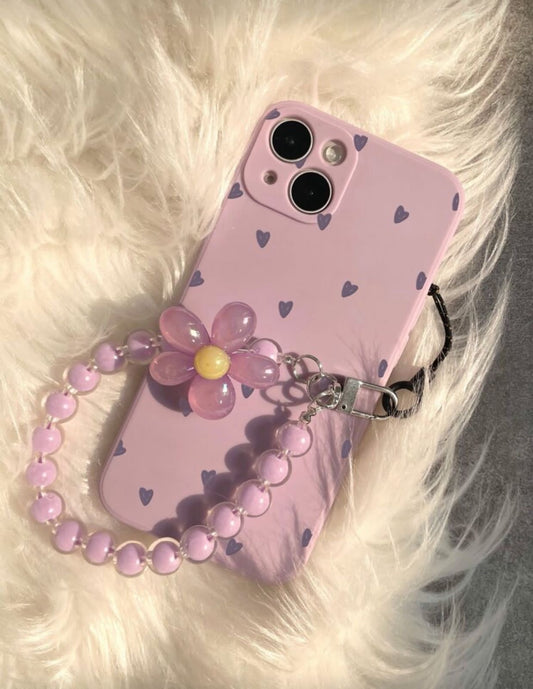 Lilac Heart Cover With Lanyard (Pre-Order)