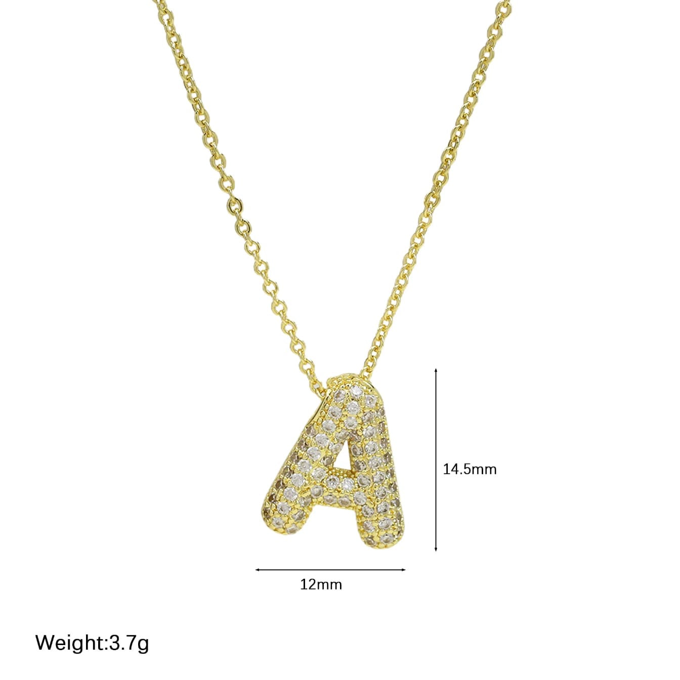 Chunky Initial Necklace