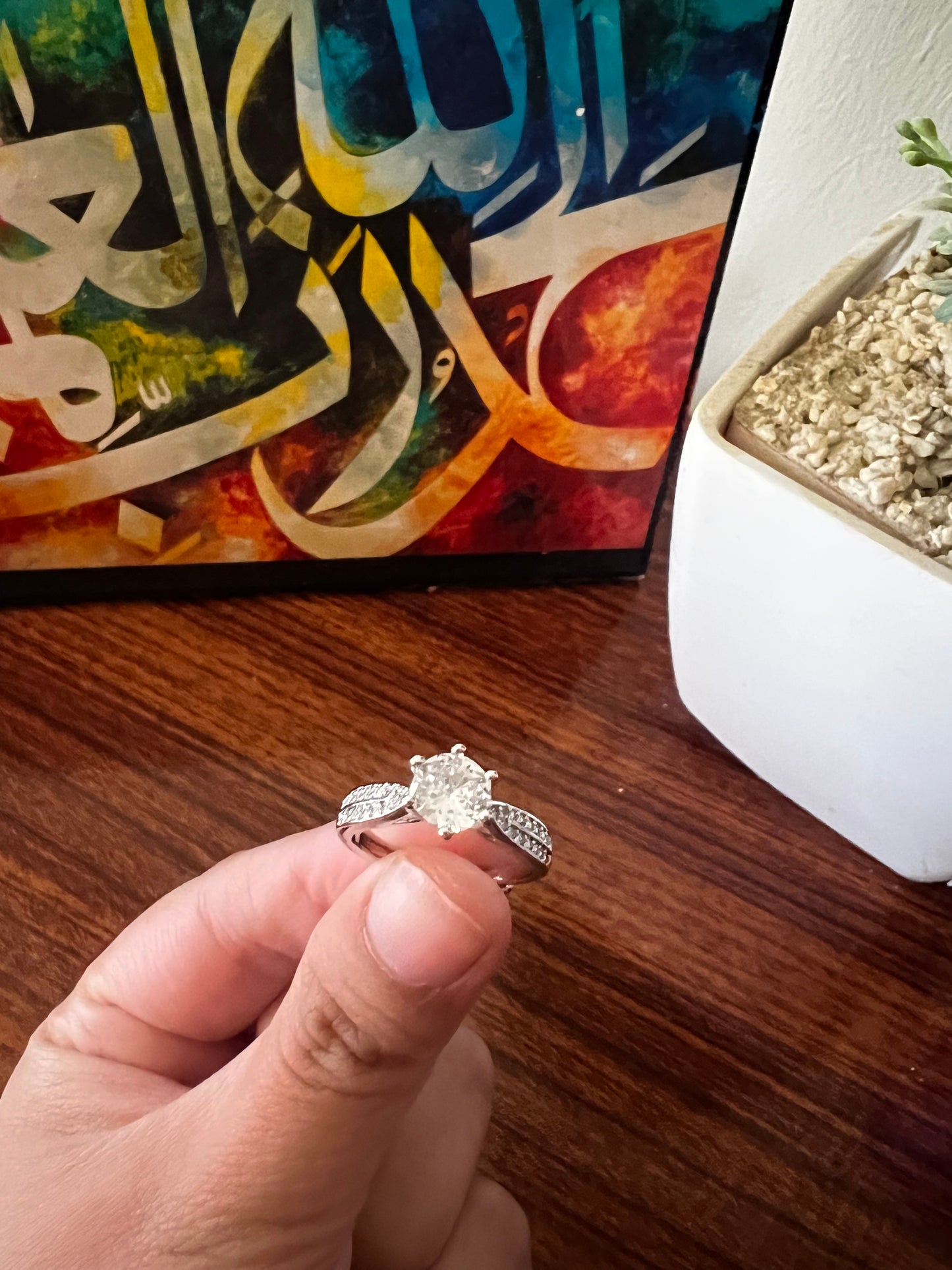 Umode Diamond Stone Ring 💍