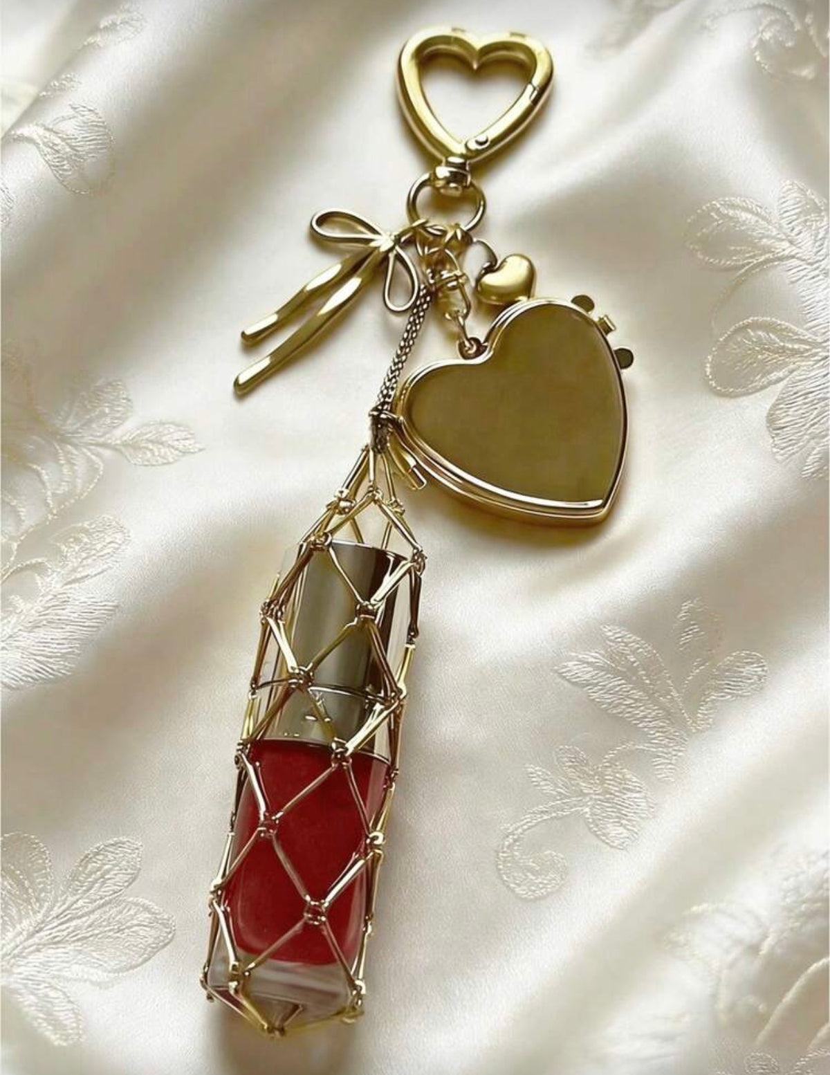 Luxury Lipstick Hanging Keychain
