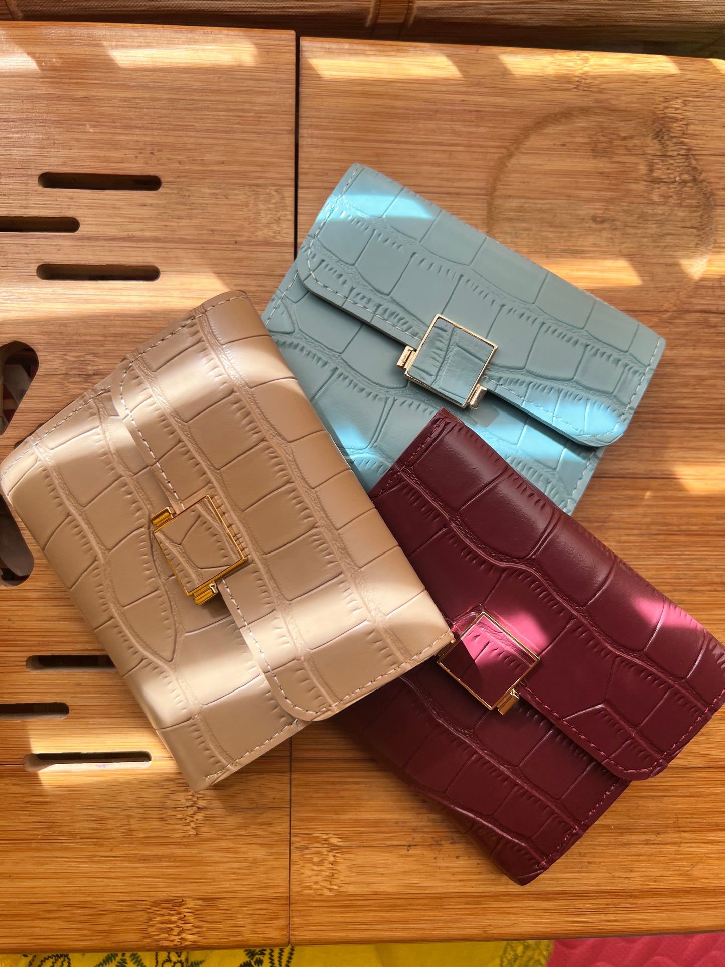 Crocodile Skin Wallets