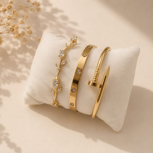 Tulip bracelet set