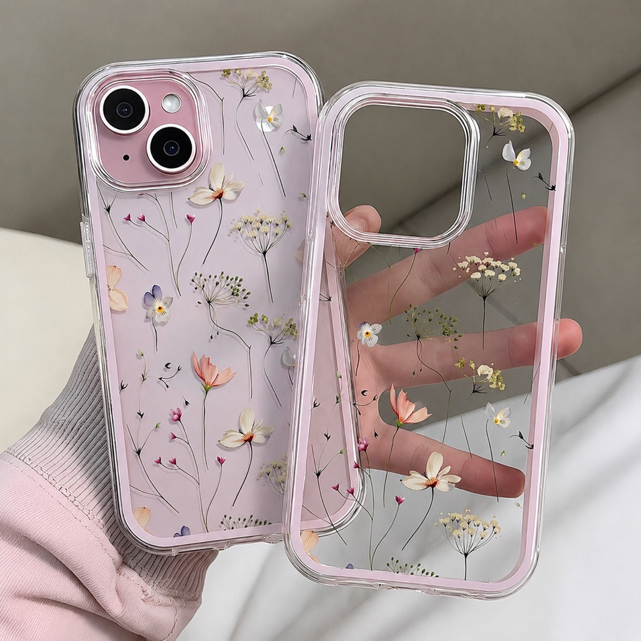 Transparent floral case